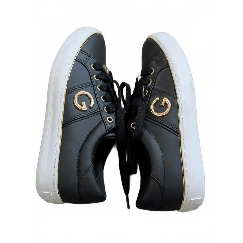 G by Guess Black Leather Women's Sneakers 7M